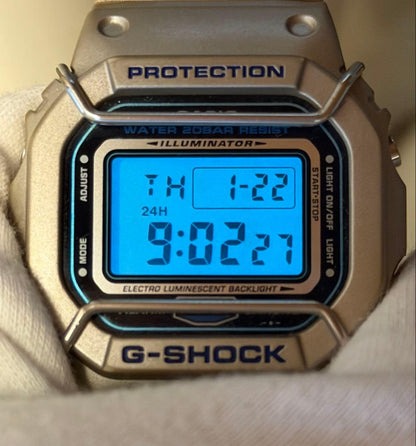 Casio G-Shock Speed DW-5000D Unisex Watch Metal Band Silver Mirror Case No Box Limited Vintage