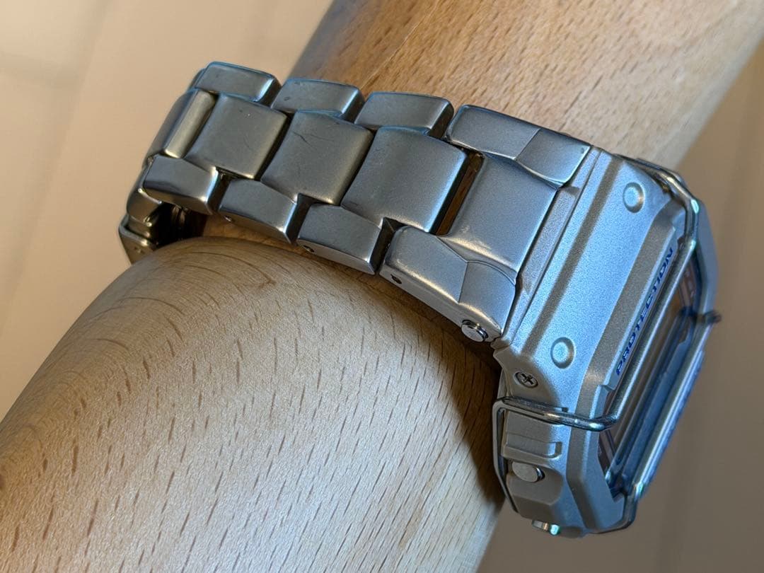 Casio G-Shock Speed DW-5000D Unisex Watch Metal Band Silver Mirror Case No Box Limited Vintage
