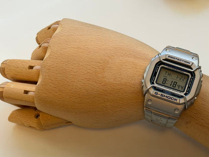 Casio G-Shock Speed DW-5000D Unisex Watch Metal Band Silver Mirror Case No Box Limited Vintage