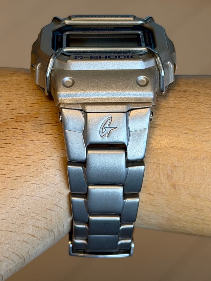 Casio G-Shock Speed DW-5000D Unisex Watch Metal Band Silver Mirror Case No Box Limited Vintage