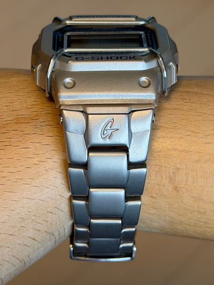 Casio G-Shock Speed DW-5000D Unisex Watch Metal Band Silver Mirror Case No Box Limited Vintage