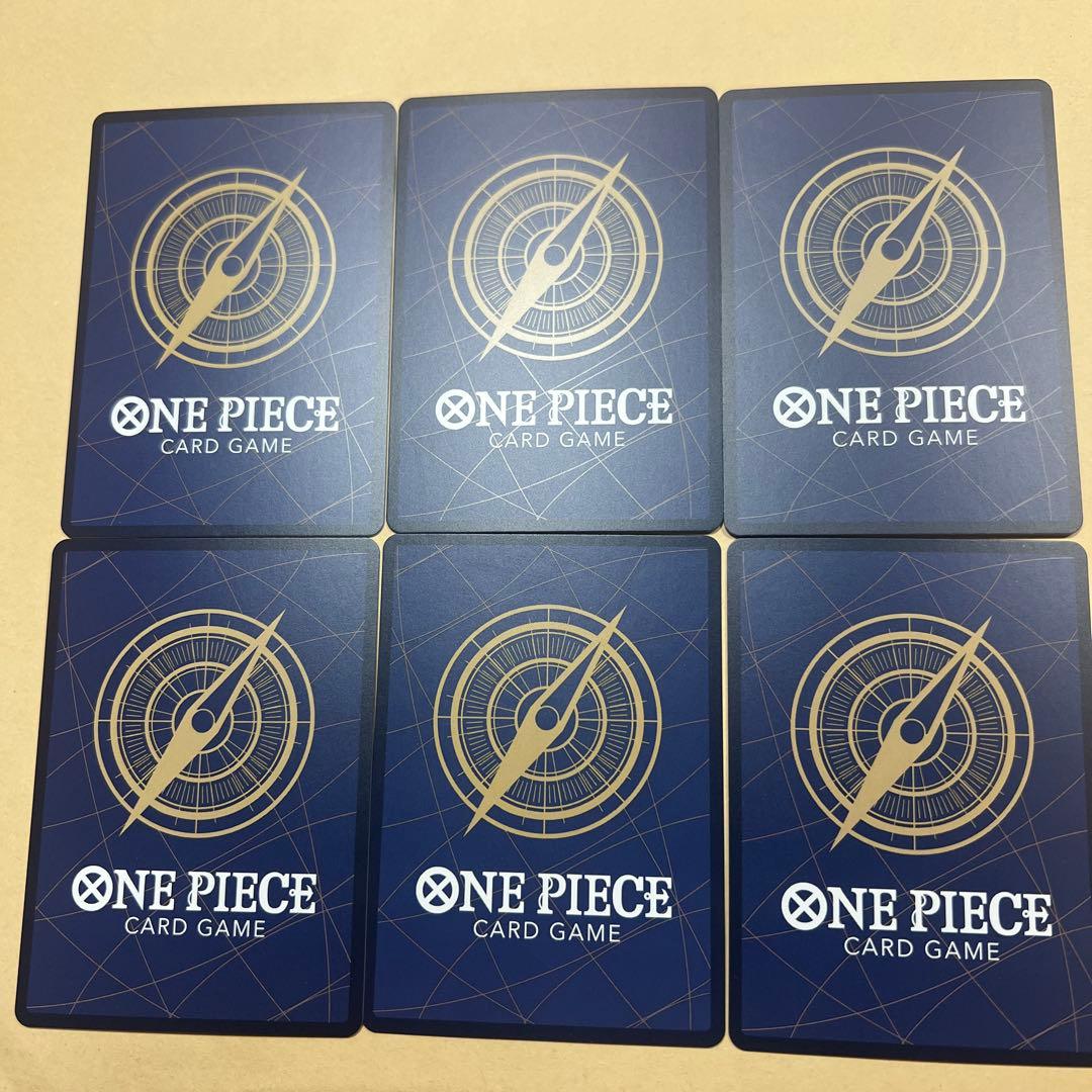 One Piece Uta character card set of 6 with film type hologram from Japan import