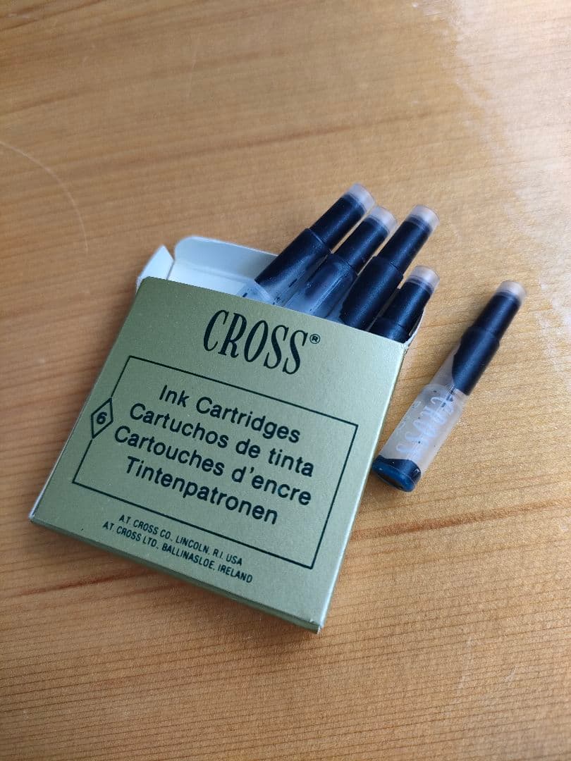 Cross Townsend Fountain Pen & Ink Gift Set with Gold Accents