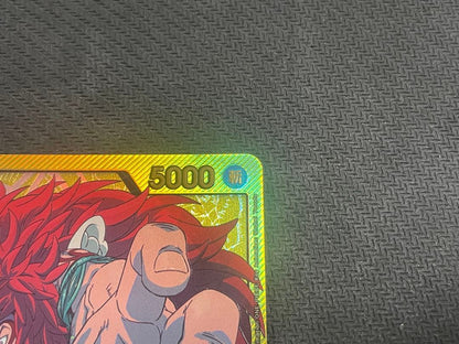 One Piece Card Kargara OP08-098 L Parallel Leader card with gold letter design