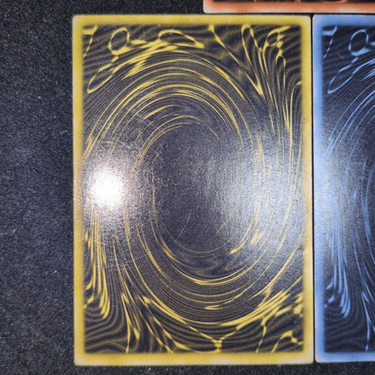 Bandai Yu-Gi-Oh GBI Secret Rare trading cards set featuring Osiris The Sky Dragon, Obelisk The Giant God Soldier, and Ra Winged Dragon of Ra