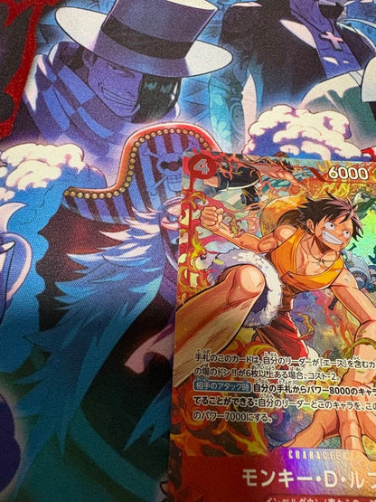 One Piece Monkey D. Luffy OP05 Series Japanese trading card with detailed artwork