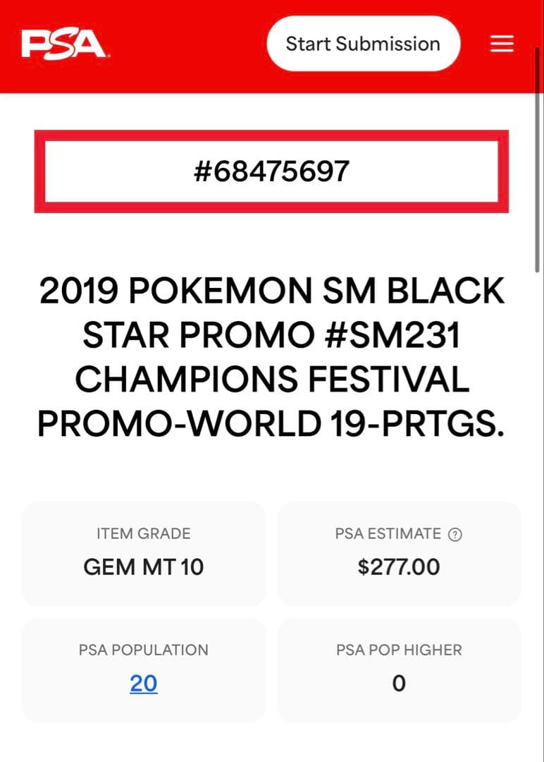 Bandai Champions Festival 2019 limited edition PSA10 promo card with Pikachu, Eevee, and Kotake from Portugal event