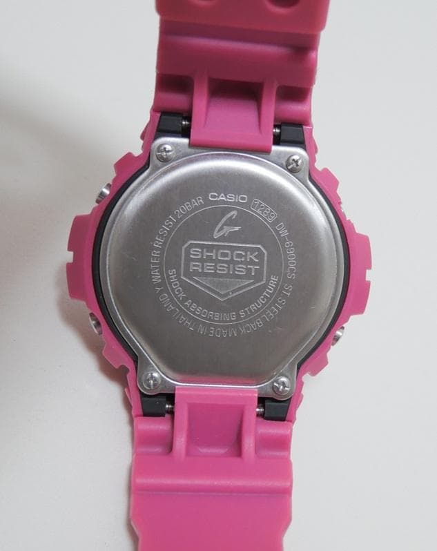 Casio G-Shock DW-6900CS Crazy Colors Watch in Pink