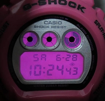 Casio G-Shock DW-6900CS Crazy Colors Watch in Pink