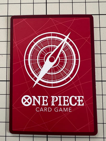 One Piece Card Game Yamato Leader Parallel card OP16-079 from Wano Country Saga in clear protective sleeve