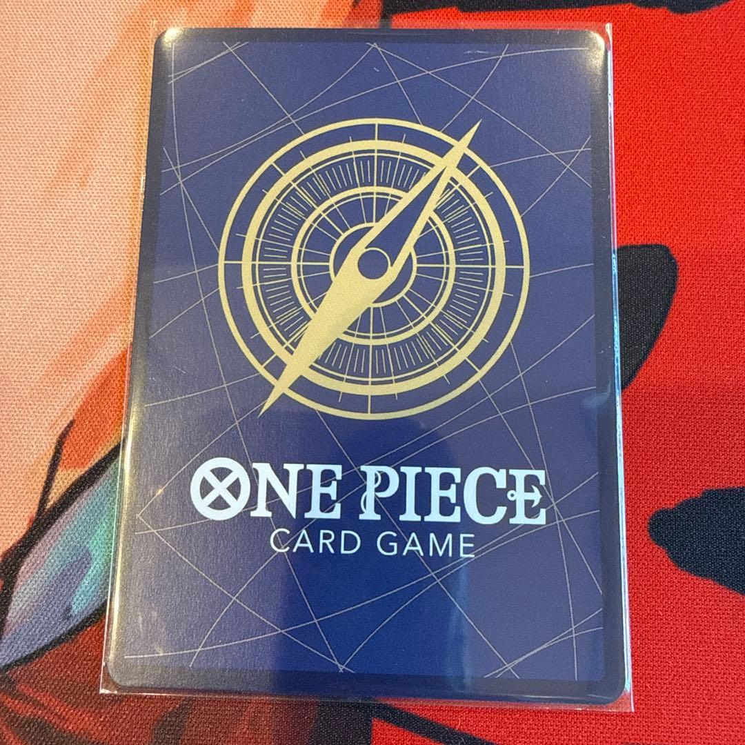 One Piece Boa Hancock Japanese trading card in protective sleeve
