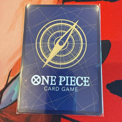 One Piece Boa Hancock Japanese trading card in protective sleeve