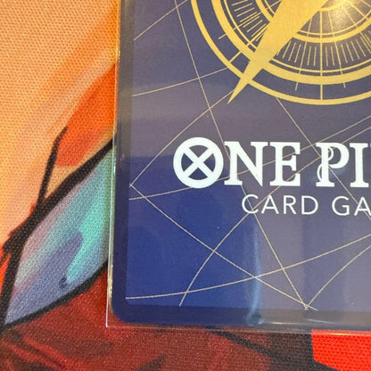 One Piece Boa Hancock Japanese trading card in protective sleeve