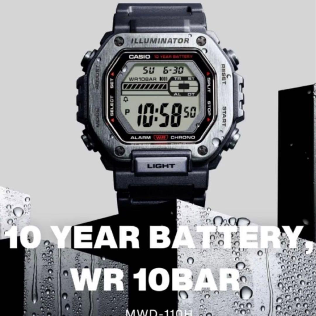 Casio Collection Multi-Function Digital Watch Black — Japan Import