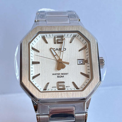 Casio MTP B195D Watch Silver White Body Only Japan Import