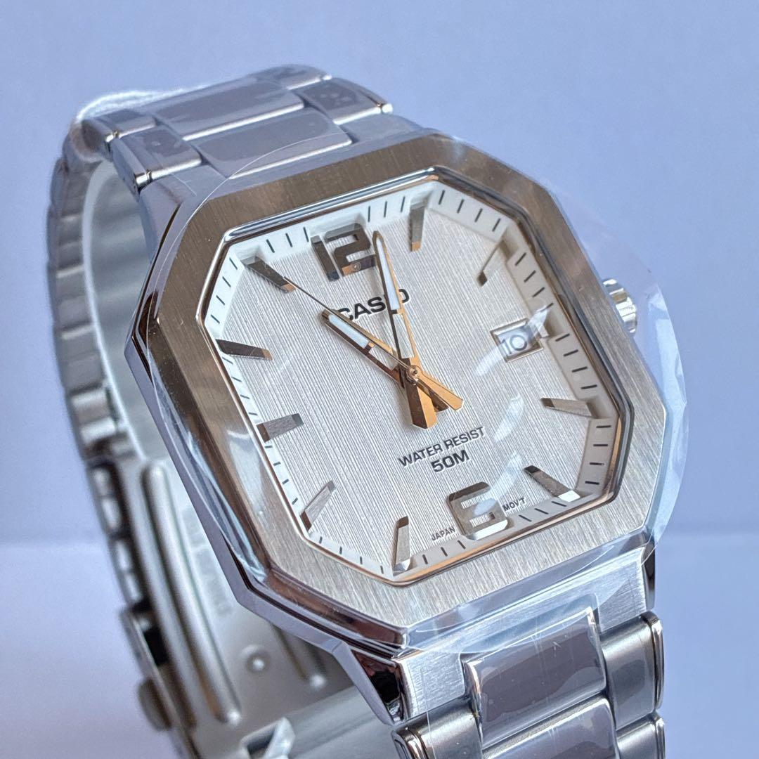 Casio MTP B195D Watch Silver White Body Only Japan Import