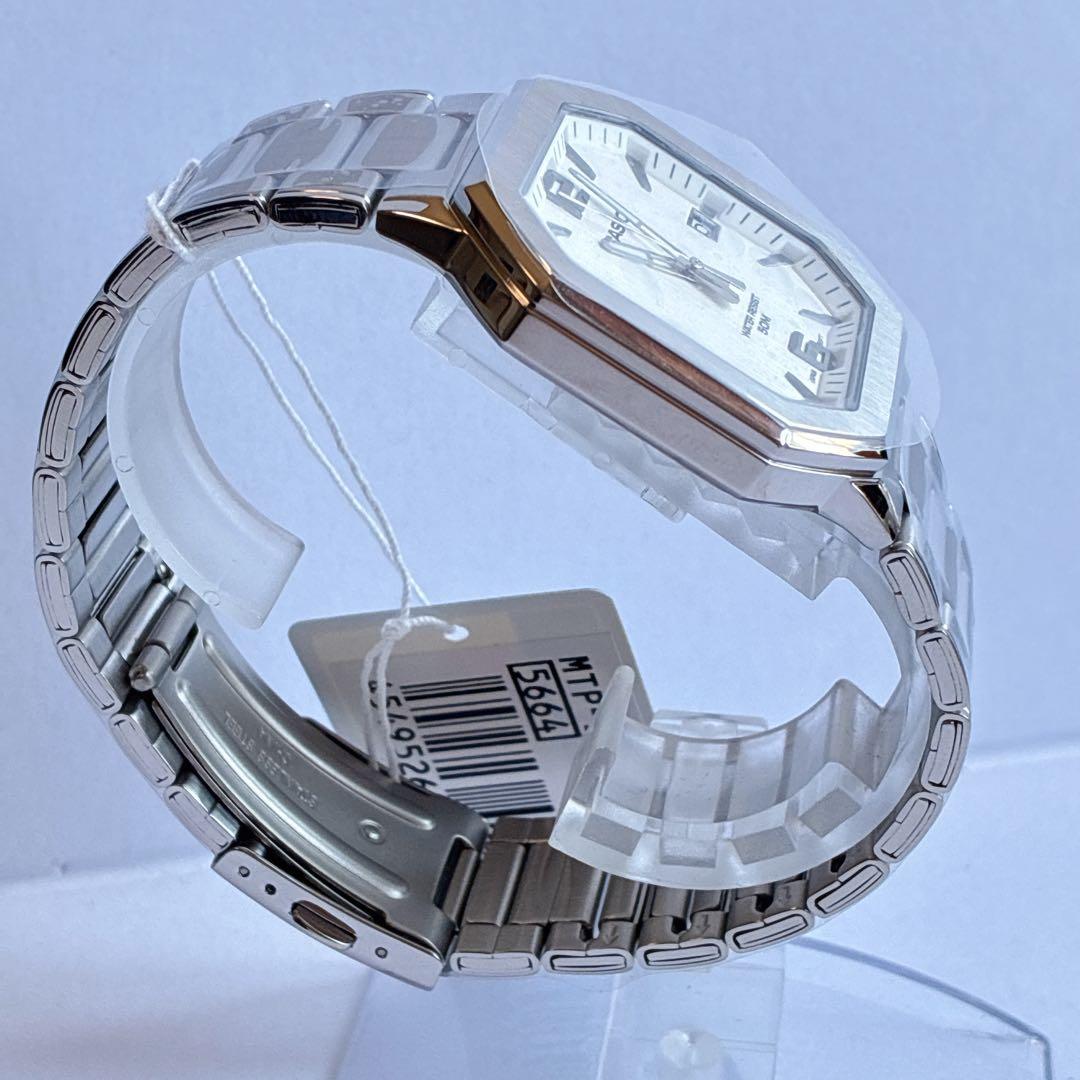 Casio MTP B195D Watch Silver White Body Only Japan Import