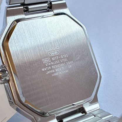 Casio MTP B195D Watch Silver White Body Only Japan Import