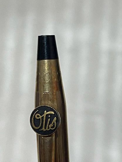 CROSS brand gold ballpoint pen with sleek design, imported from Japan