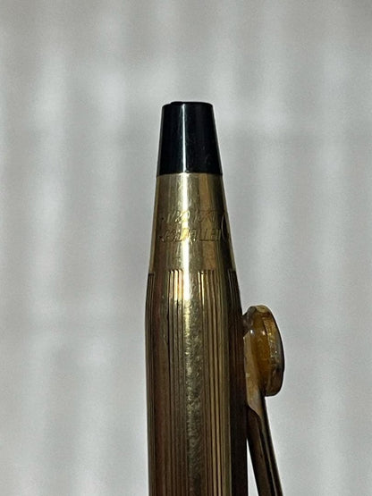 CROSS brand gold ballpoint pen with sleek design, imported from Japan