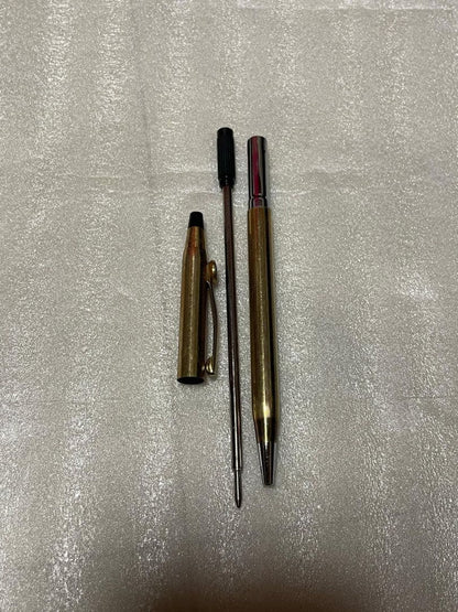 CROSS brand gold ballpoint pen with sleek design, imported from Japan