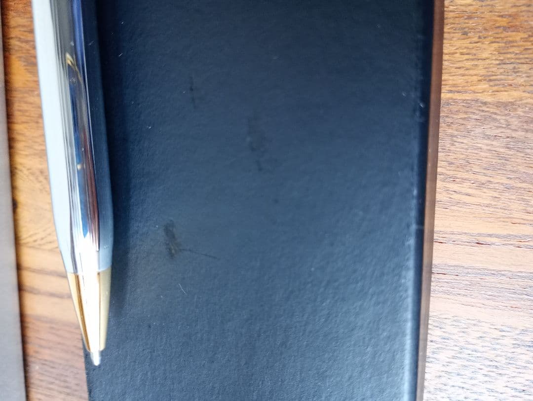 Cross Brand Ballpoint Pen Model Alpha with Name Engraving and Black Ink — Japan Import