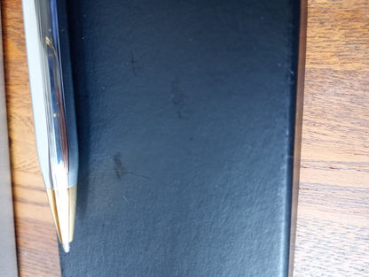 Cross Brand Ballpoint Pen Model Alpha with Name Engraving and Black Ink — Japan Import