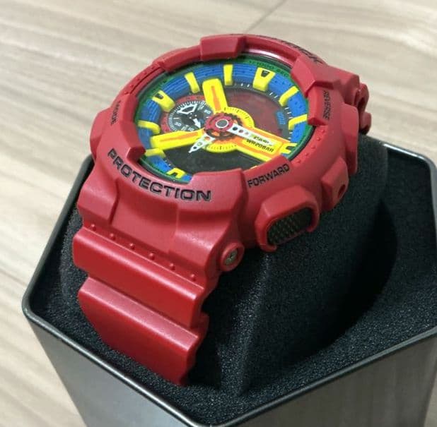 Casio G-Shock G-Shock Crazy Colors Model GA-110FC-1A Digital Analog Watch Japan Import
