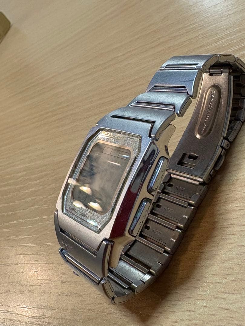 Casio Meza Me-120 1995 Model Digital Watch Mens Used — Japan Import