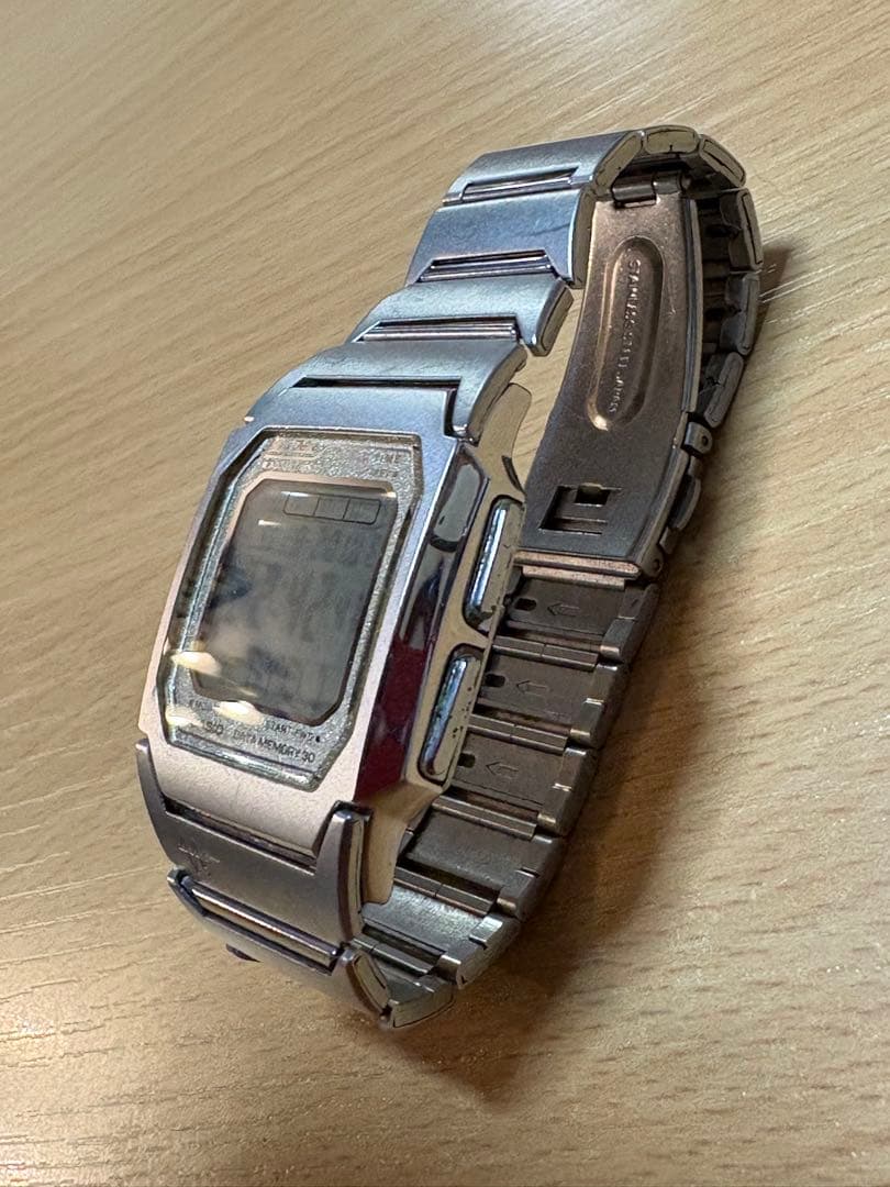 Casio Meza Me-120 1995 Model Digital Watch Mens Used — Japan Import