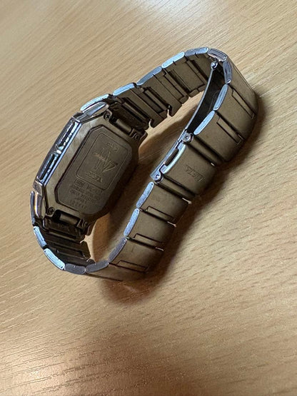 Casio Meza Me-120 1995 Model Digital Watch Mens Used — Japan Import