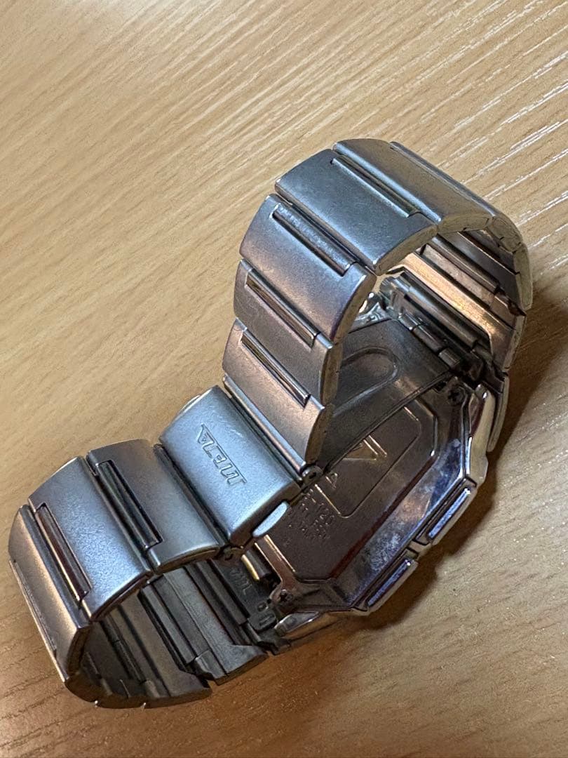 Casio Meza Me-120 1995 Model Digital Watch Mens Used — Japan Import