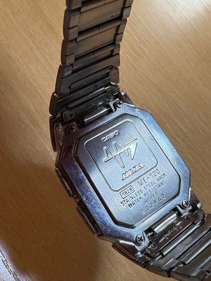 Casio Meza Me-120 1995 Model Digital Watch Mens Used — Japan Import