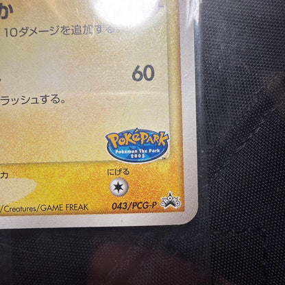 Bandai Pikachu PokéPark promotional card PCG-P unopened in original packaging Japanese import