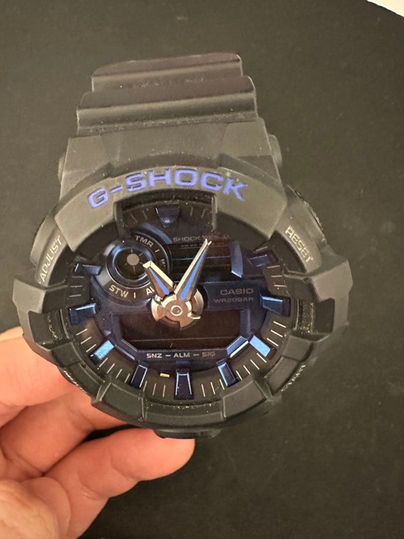 Casio G-Shock Watch GA-710-1A2JF Black Blue