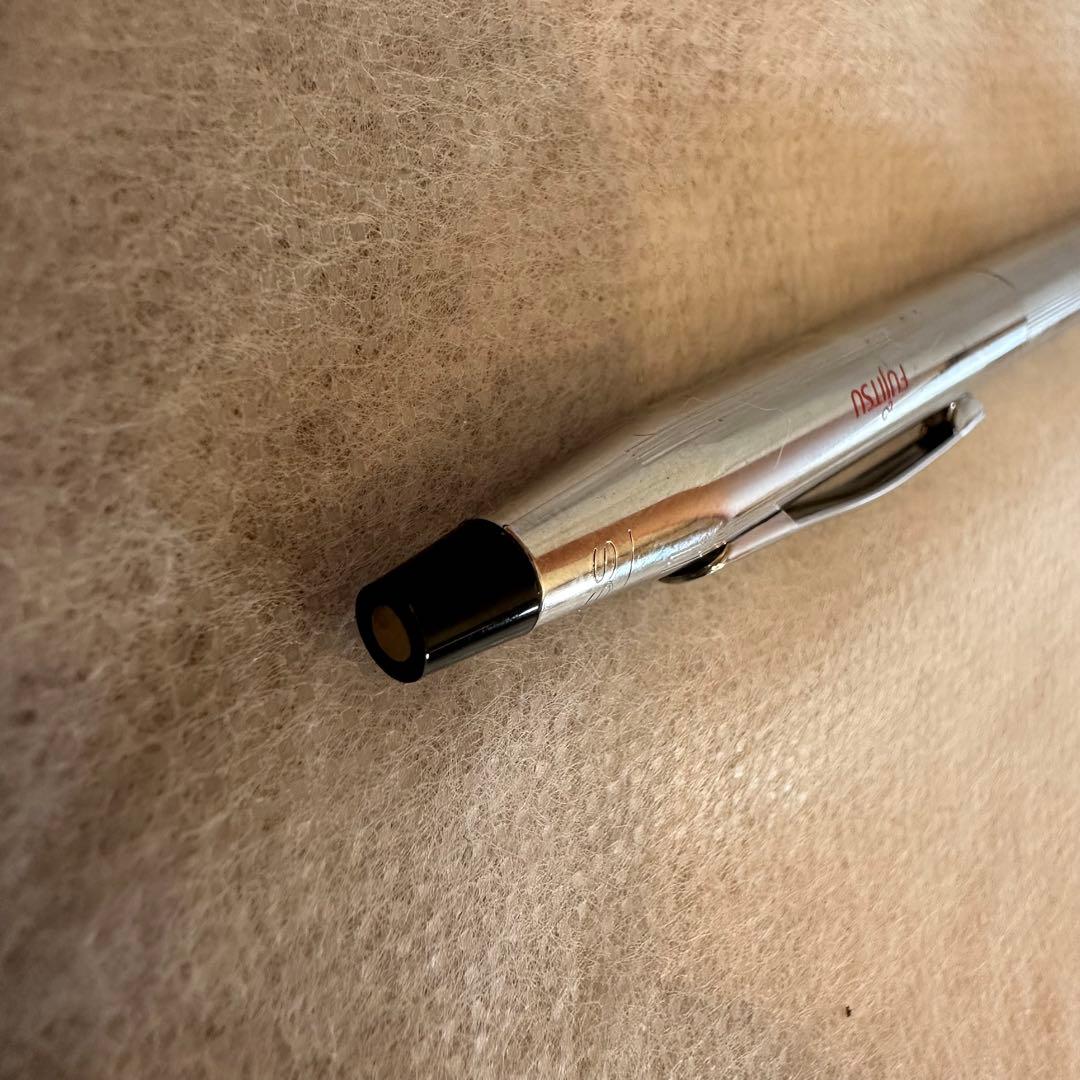 Used Cross rotating ballpoint pen metal body model 14 806-26186 with white outer box showing stains