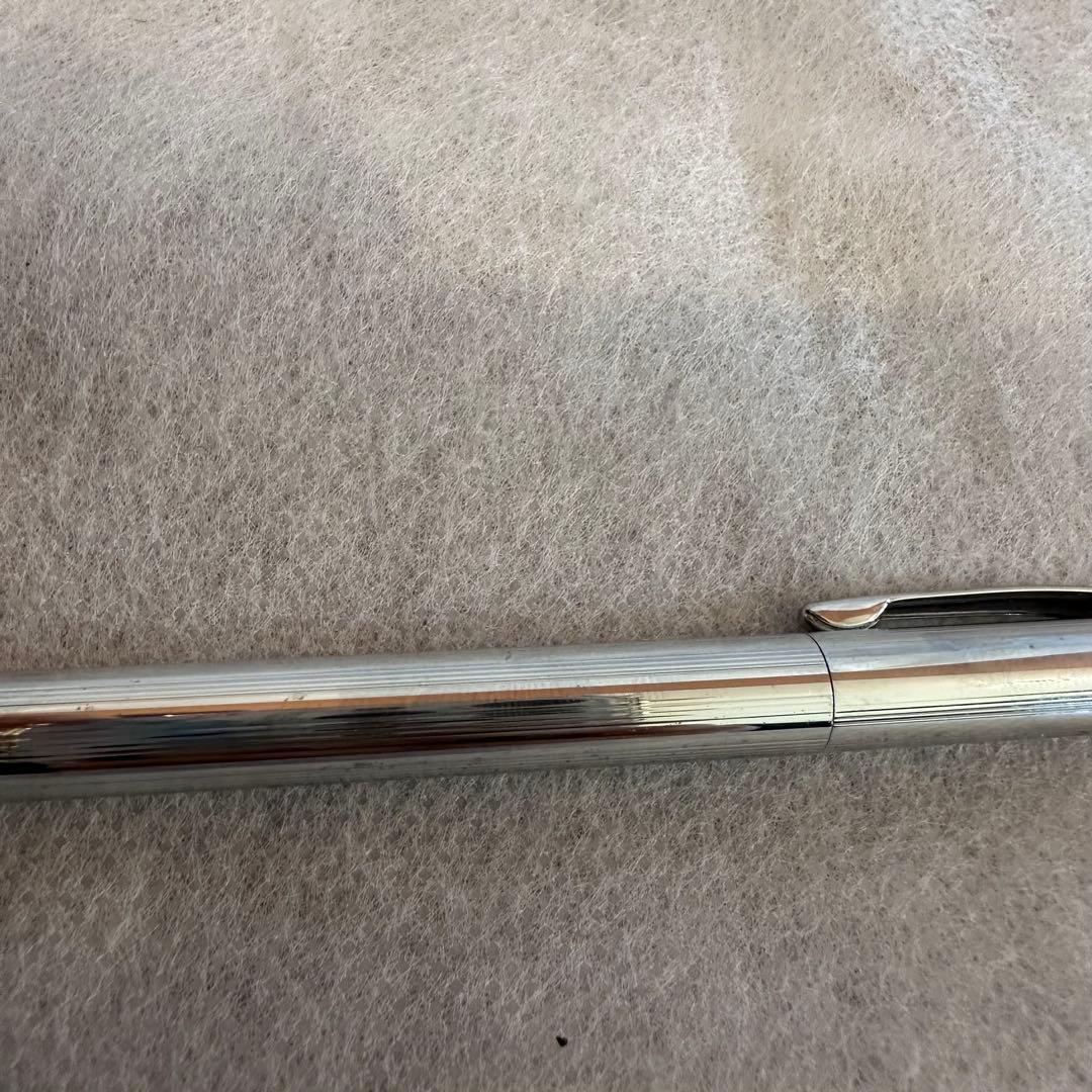 Used Cross rotating ballpoint pen metal body model 14 806-26186 with white outer box showing stains