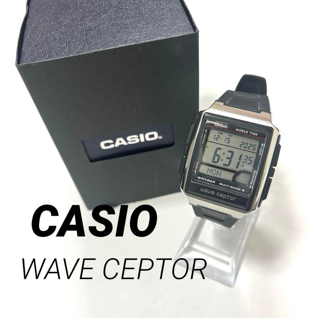 Casio Waveceptor Multi Band 5 WV-59R-1AJF Watch with Stainless Steel Band — Japan Import