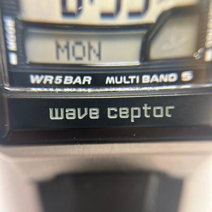 Casio Waveceptor Multi Band 5 WV-59R-1AJF Watch with Stainless Steel Band — Japan Import