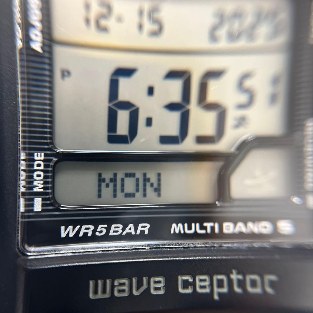 Casio Waveceptor Multi Band 5 WV-59R-1AJF Watch with Stainless Steel Band — Japan Import