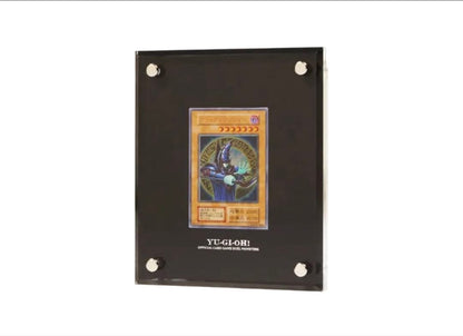 Sony Stainless Steel Black Magician Duel Monsters Limited Edition collectible card with stand