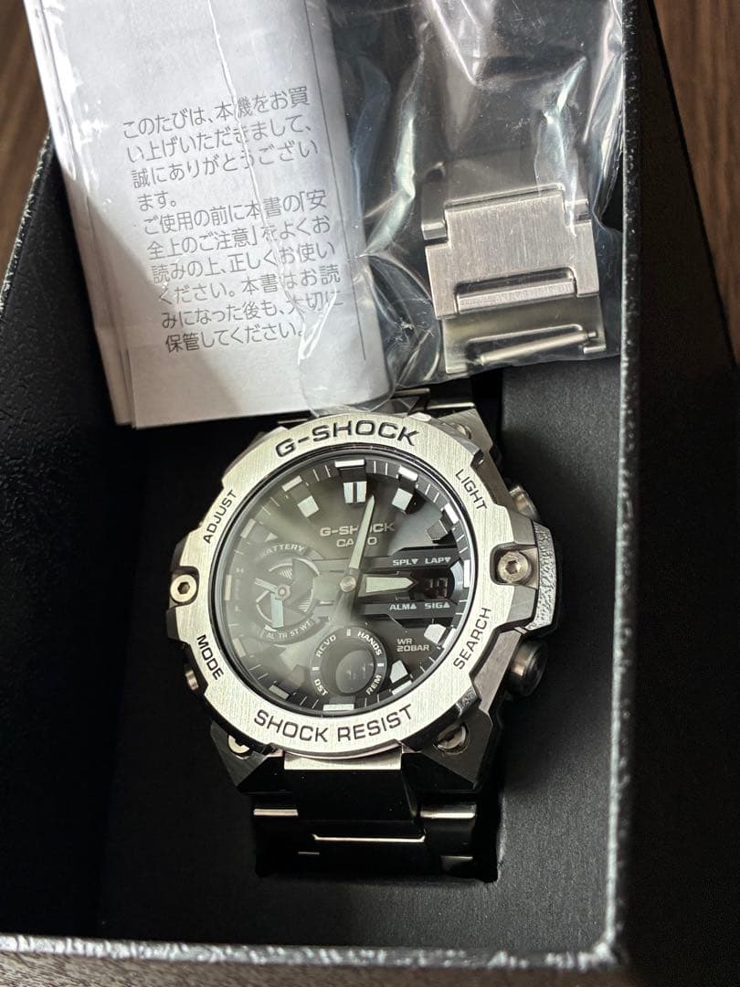 Casio G-Shock G-Steel GST-B400D-1AJF Watch Bluetooth Solar Radio Wave Edition