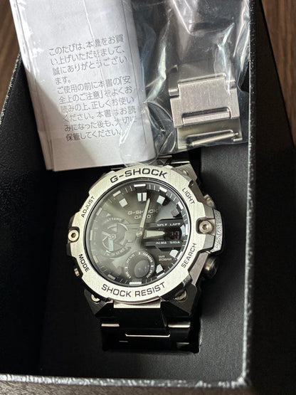 Casio G-Shock G-Steel GST-B400D-1AJF Watch Bluetooth Solar Radio Wave Edition