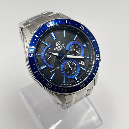 Casio Edifice Chronograph Watch Model 5490 with Blue Dial