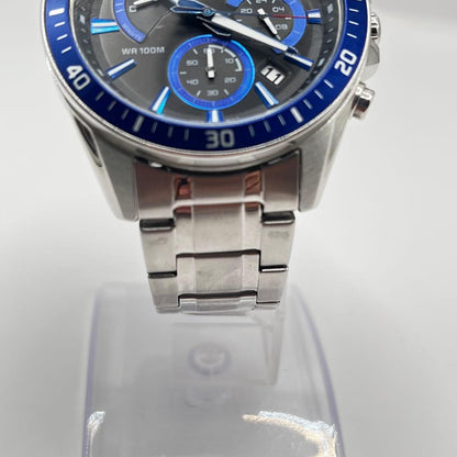 Casio Edifice Chronograph Watch Model 5490 with Blue Dial