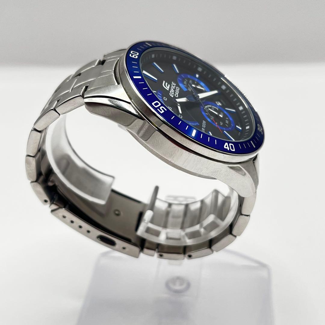 Casio Edifice Chronograph Watch Model 5490 with Blue Dial