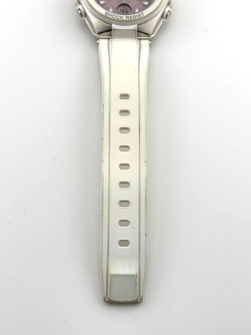 Casio Baby-G G-MS MSG-W100-7A2JF Watch White Body Pink Dial Radio Wave Solar — Japan Import