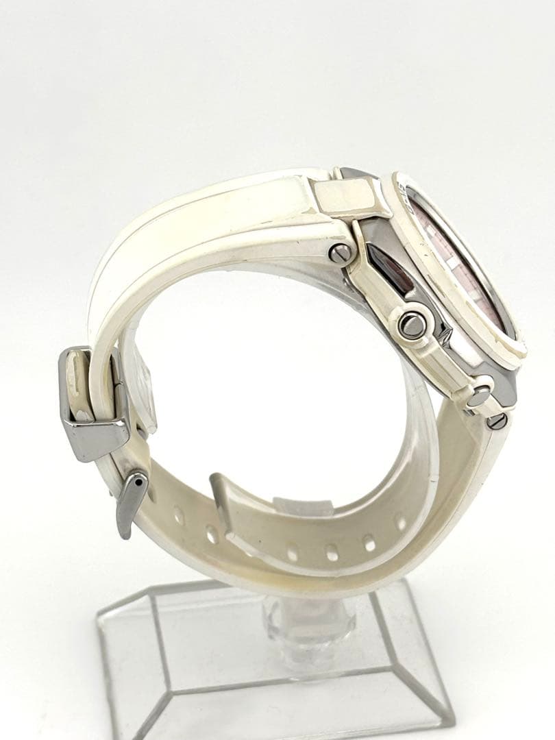 Casio Baby-G G-MS MSG-W100-7A2JF Watch White Body Pink Dial Radio Wave Solar — Japan Import