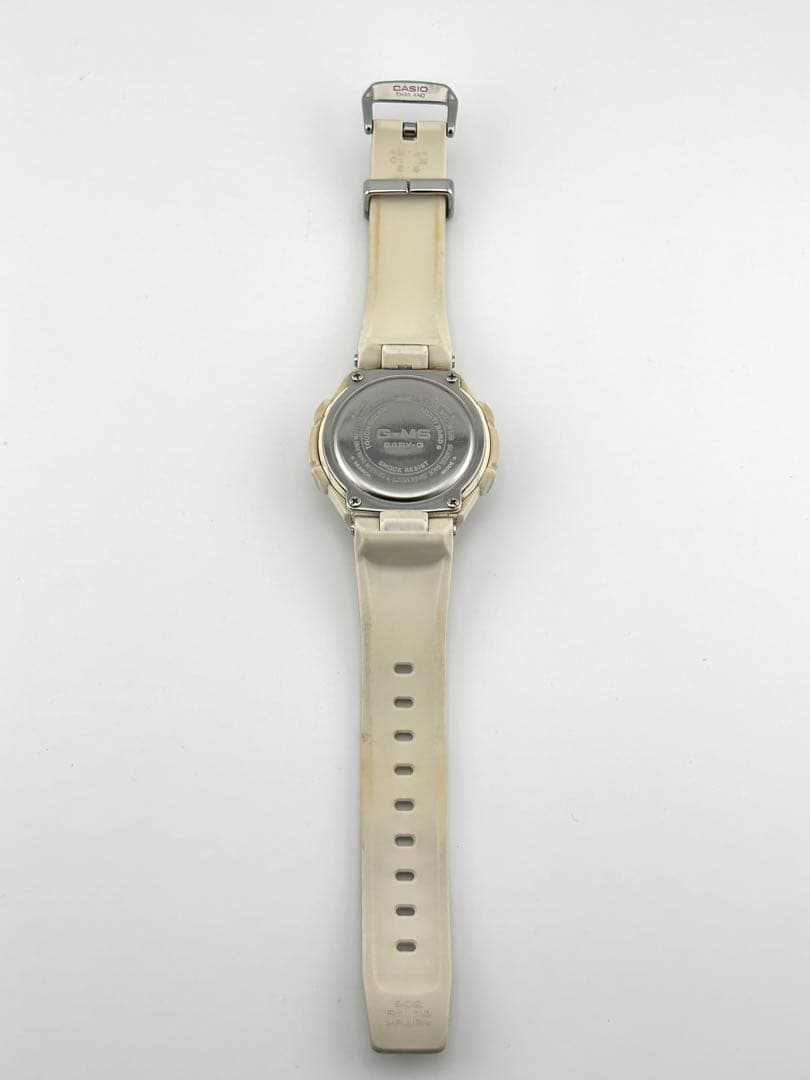 Casio Baby-G G-MS MSG-W100-7A2JF Watch White Body Pink Dial Radio Wave Solar — Japan Import