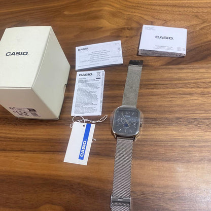 Casio Unisex Analog Moon Phase Watch with Retro Design — Japan Import